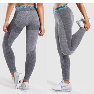 Grey gym shark leggings